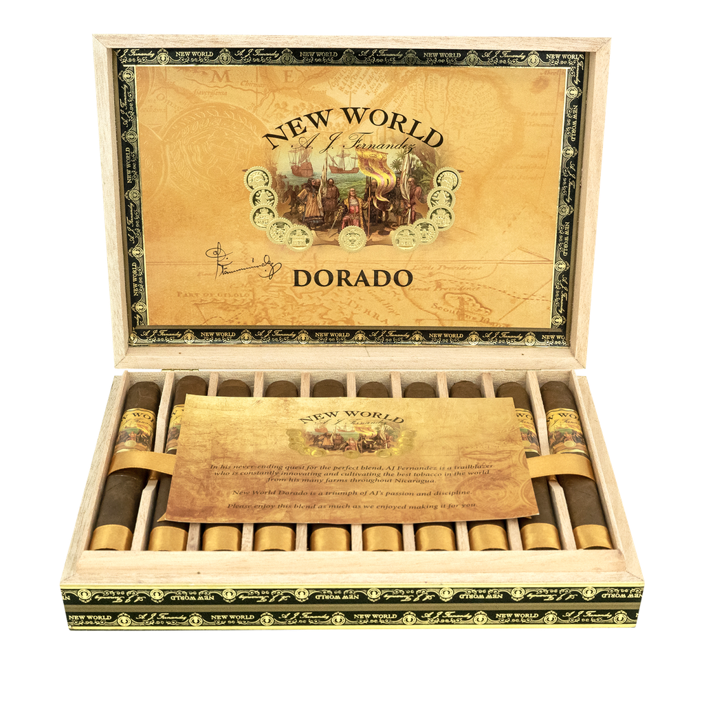 NEW WORLD DORADO - ROBUSTO (5.5 X 52) BOX 10