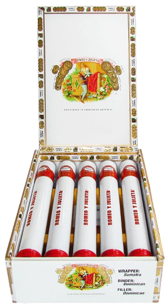 ROMEO Y JULIETA 1875 ROMEOS COURT EN TUBO(44X51/2)