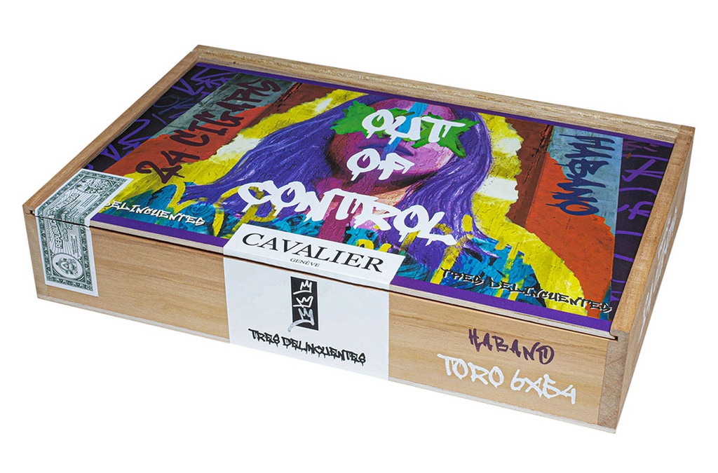 CAVALIER TRES DELINCUENTES HABANO TORO 6X54(24)