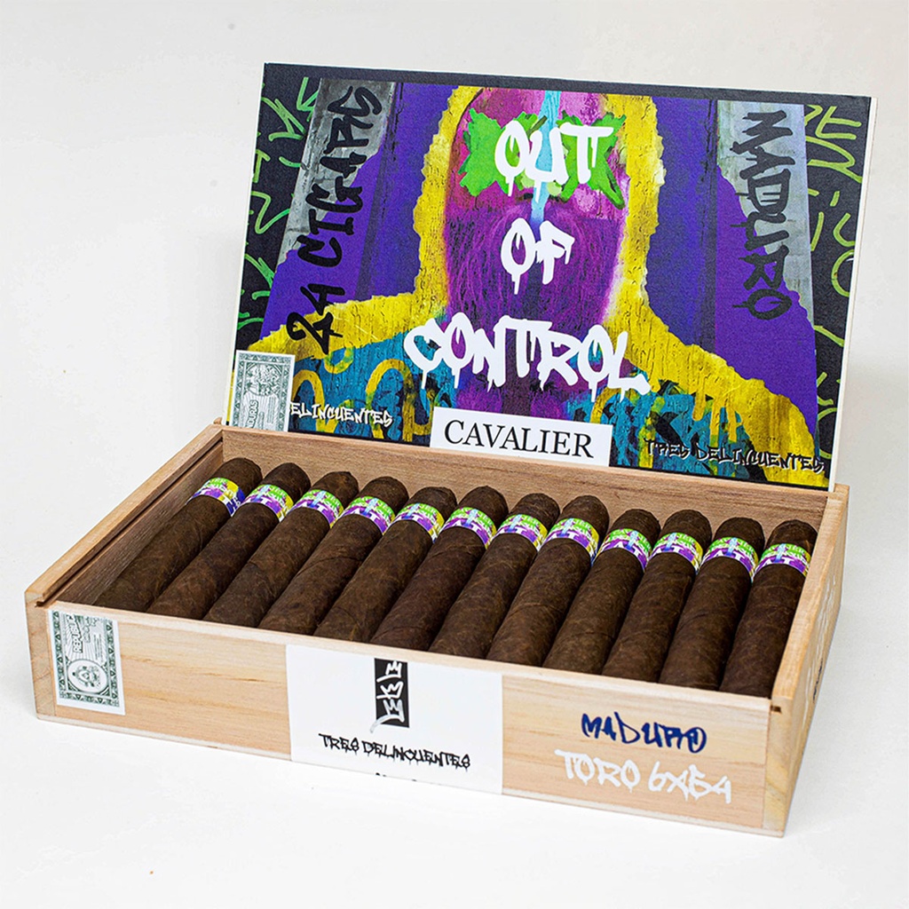 CAVALIER TRES DELINCUENTES MADURO GORDO 61/4X60(24)