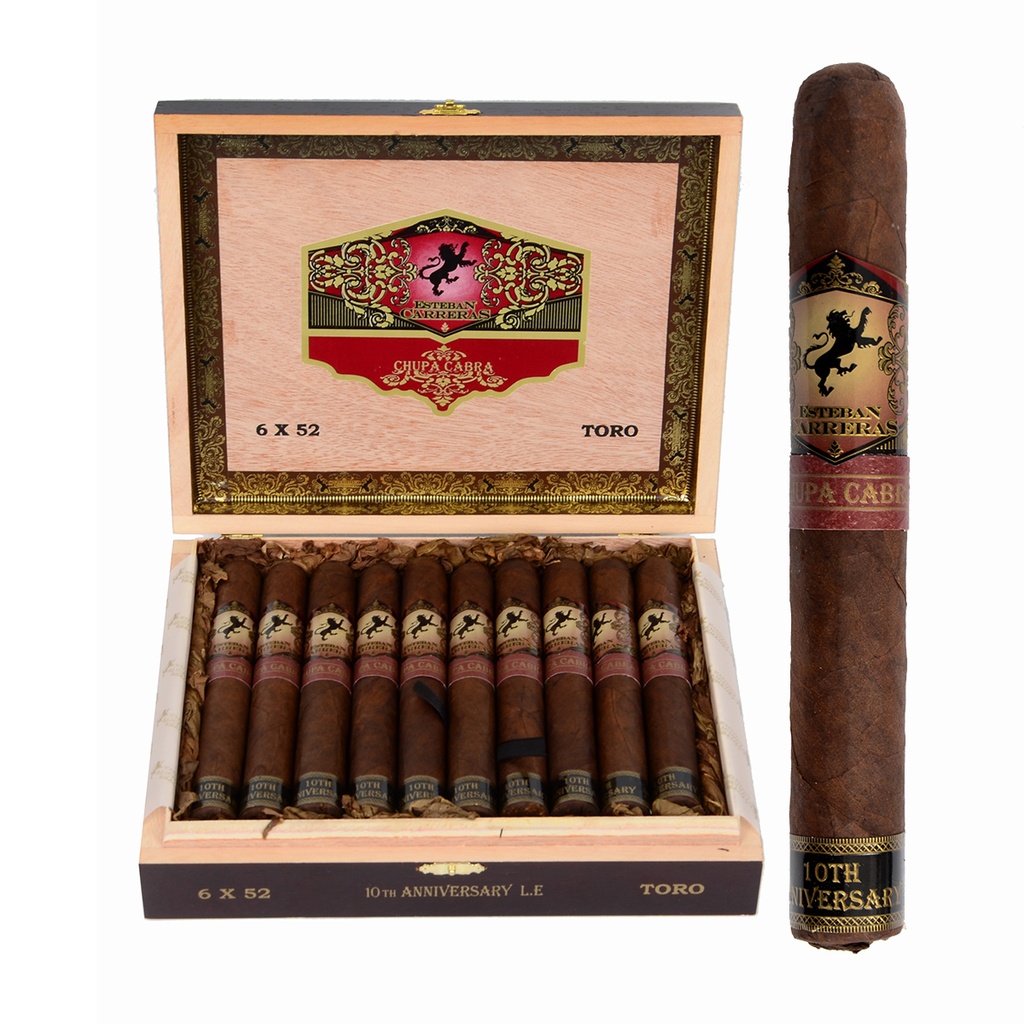 CHUPACABRA 10 YR ROBUSTO GRANDE  5.5X52 20 ESTEBAN CARRERAS
