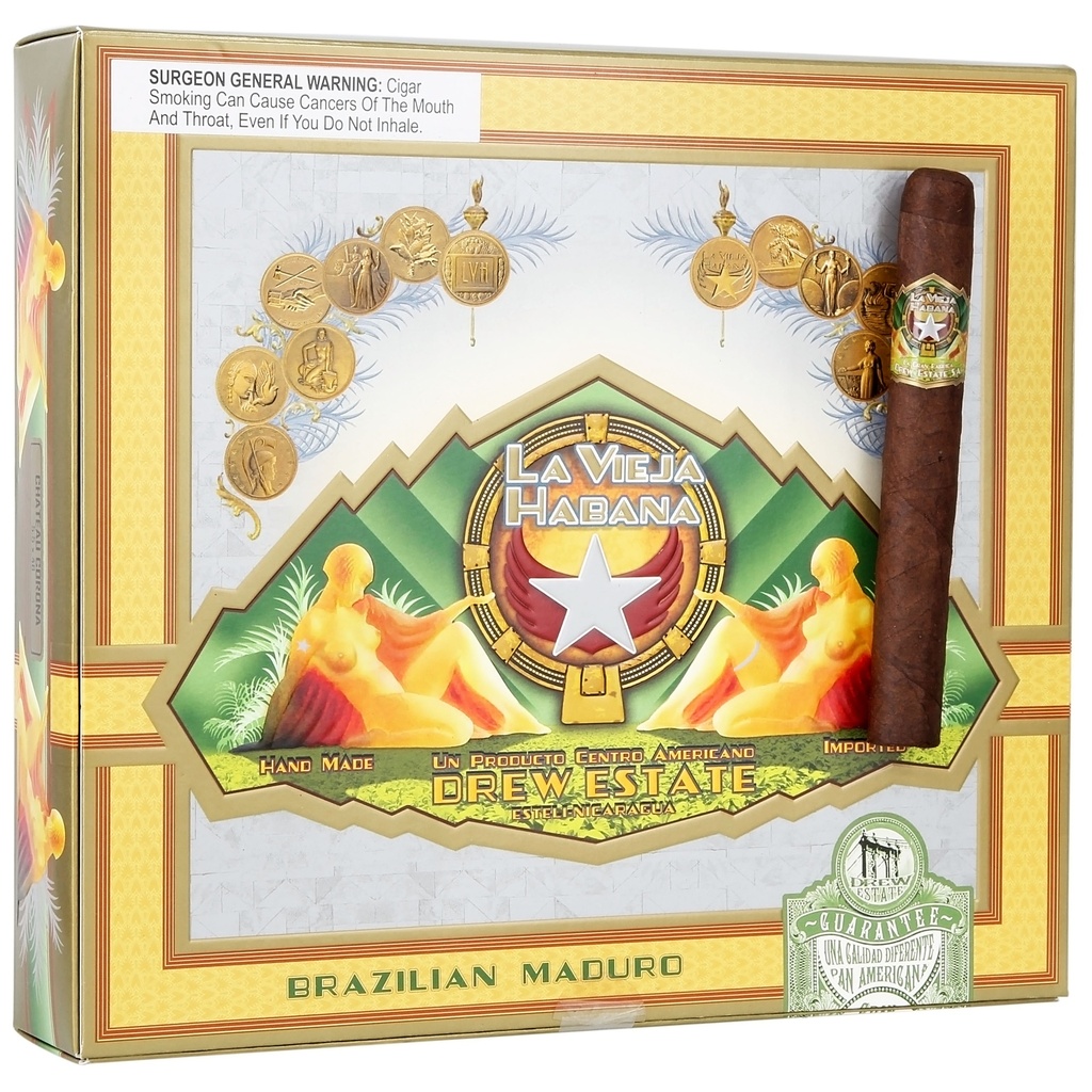 LA VIEJA HABANA BRAZIL MADURO CHATEAU CORONA(51/2X46)(20)