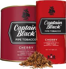 CAPTAIN BLACK PIPE TOBACCO CHERRY 7 OZ CAN