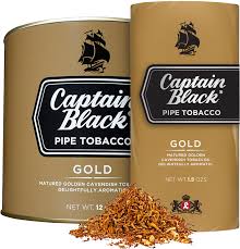 CAPTAIN BLACK PIPE TOBACCO GOLD  7OZ CAN
