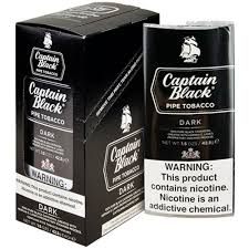 CAPTAIN BLACK PIPE TOBACCO POUCH DARK
