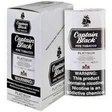 CAPTAIN BLACK PIPE TOBACCO POUCH PLATINUM