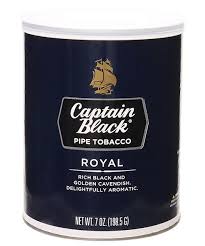 CAPTAIN BLACK PIPE TOBACCO ROYAL  7OZ CAN