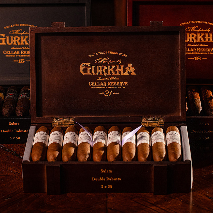 GURKHA CELLAR 21Y SOLARA STICK 5X58  (25)
