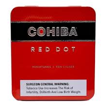 COHIBA RED DOT MINIATURE 3 7/8 X 24 10/10 TINS (100)