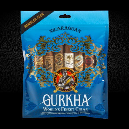 GURKHA NIC BLUE 8 POUCHES 6 CIGARS  (48)