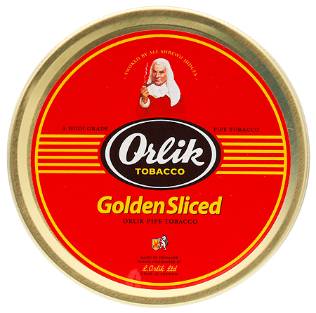 ORLIK GOLDEN SLICED PIPE TOBACCO 100G/3.53 OZ TIN