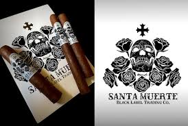 OVEJA NEGRA SANTA MUERTE CORONA GORDA 5 1/2X46(20)