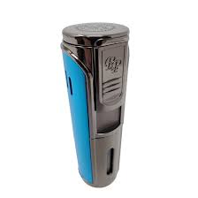 RP LIGHTER ENVOY GUN METAL & BLUE