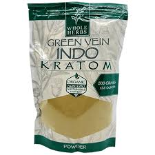 WHOLE HERBS GREEN VEIN INDO KRATOM 17.5 OZ POWDER