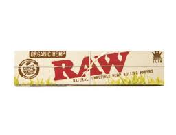 RAW ORGANIC KING SIZE SLIM ROLLING PAPERS 50CT