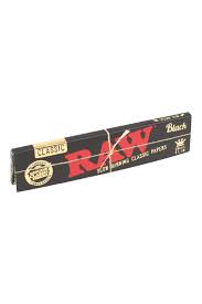RAW  BLACK KING SIZE SLIM ROLLING PAPERS 50CT