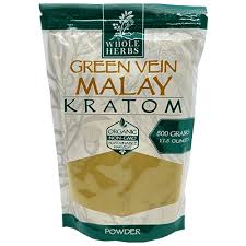 WHOLE HERBS GREEN VEIN MALAY KRATOM 8 OZ POWDER