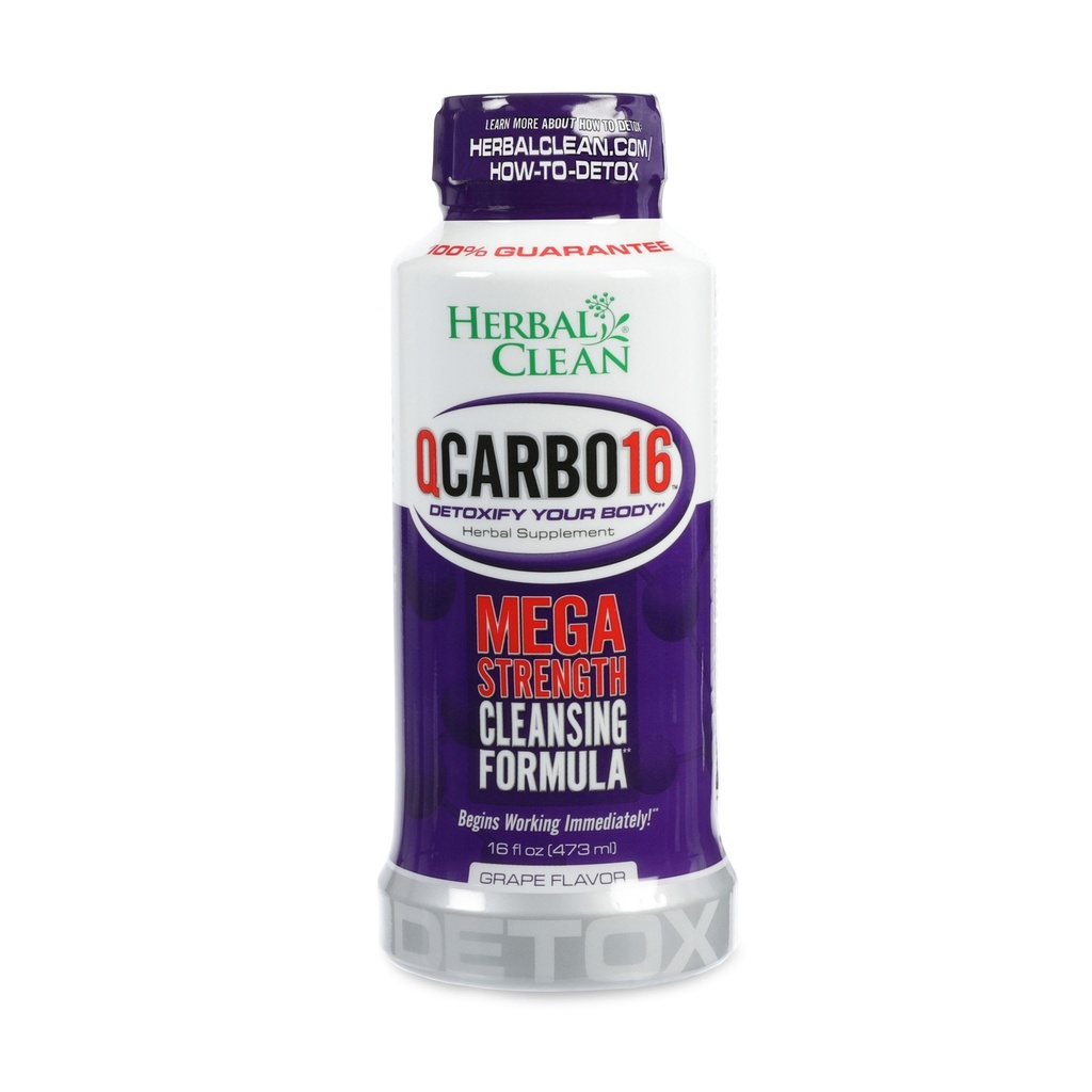 HERBAL CLEAN QCARBO GRAPE 16OZ