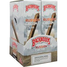 BACKWOODS CIGAR SINGLE 24PK RUSSIAN CREAM 
