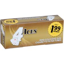 4Aces Pre-Priced 1.99 Gold King Size - 200Ct