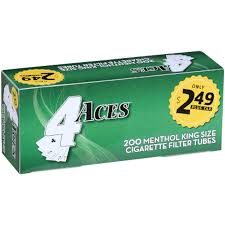 4Aces Pre-Priced 2.49 Menthol King Size - 200Ct