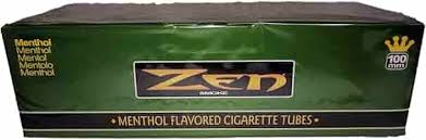 ZEN MENTHOL FLAVORED CIGARETTE TUBES 250