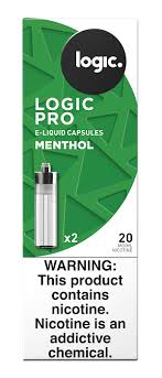 LOGIC PRO E-LIQ MENTHOL CAPS 10/2'  20MG