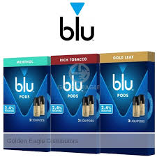 MY BLU LIQUID PODS MENTHOL 2.4% 3ML