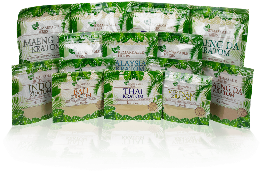REMARKABLE HERBS GREEN VEIN MALAYSIAN KRATOM 8 OZ