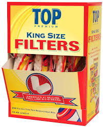 TOP King Size 200ct Filter Tips - 200ct