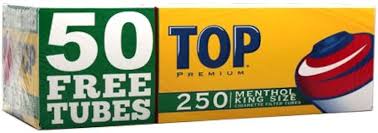 TOP TUBES MENTHOL King Size 250ct