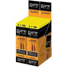 GAME 2/99  MANGO NATURAL LEAF CIGARILLOS