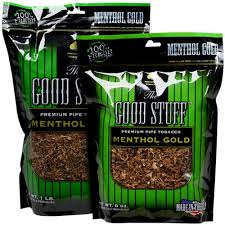 GOOD STUFF PIPE TOBACCO MENTHOL GOLD 6 OZ