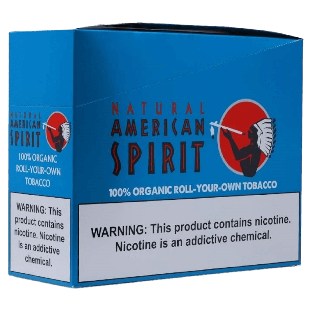 AMERICAN SPIRIT 100% TURQUOISE ORGANIC  6 POUCHES