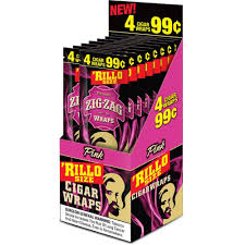 ZIG-ZAG RILLO PINK 4/.99