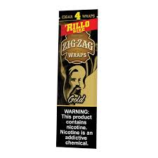 ZIG-ZAG PREMIUM 4 CIGAR WRAPS GOLD