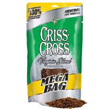 CRISS-CROSS V.B MEGA MENTHOL PIPE TOB  16OZ
