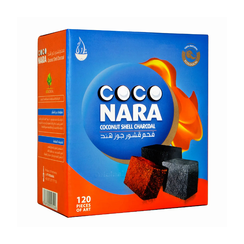 COCO NARA COCONUT SHELL CHARCOAL 120PCS