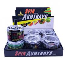 BLINK SPIN AWAY ASHTRAY RASTA (1)
