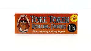 Toke Token 1 1/4*1.25 Slow Burning Original Rolling Papers