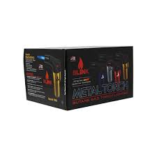 BLINK LARGE TORCH LIGHTER METALLIC ( 12 )