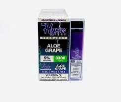 HYDE EDGE RECHARGE ALOE GRAPE 3300  10PACK