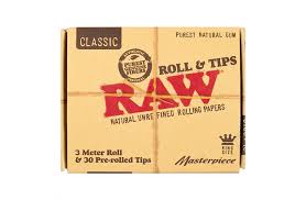 RAW MASTERPIECE 3 METER ROLLS & TIPS