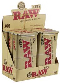 RAW METAL TIN-100 TIPS PREROLLED (6)