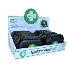 HAPPY KIT DISPLAY DELUXE DRY HERB - BLACK&GREY 8CT