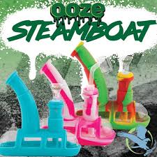 OOZE STEAMBOAT SILICONE RED/BLACK