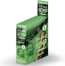 ZIGZAG HEMP WRAPS NATURAL  2/99C