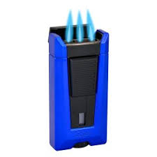 Colibri Stealth 3 Triple Jet Lighter , Blue +Black