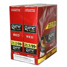 GAME 2/99  RED SWEETS  NATURAL LEAF CIGARILLOS