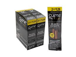 GAME 2/99  BLACK SWEETS  NATURAL LEAF CIGARILLOS
